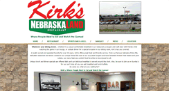 Desktop Screenshot of kirksrestaurant.com